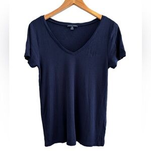 Ralph Lauren Navy V-Neck Short Sleeve T-Shirt Size XL